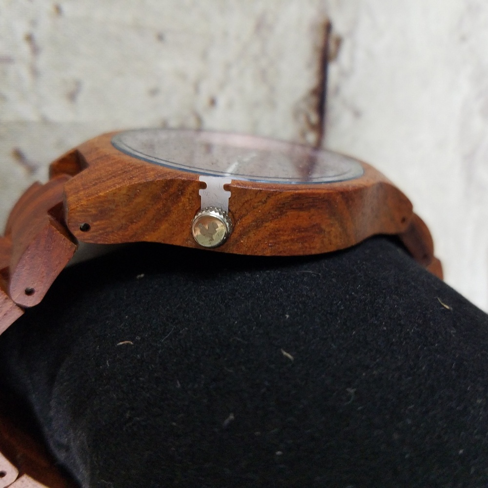 Rhode Island Red Wood Watch The White Rooster Gift - Picture 5 of 8